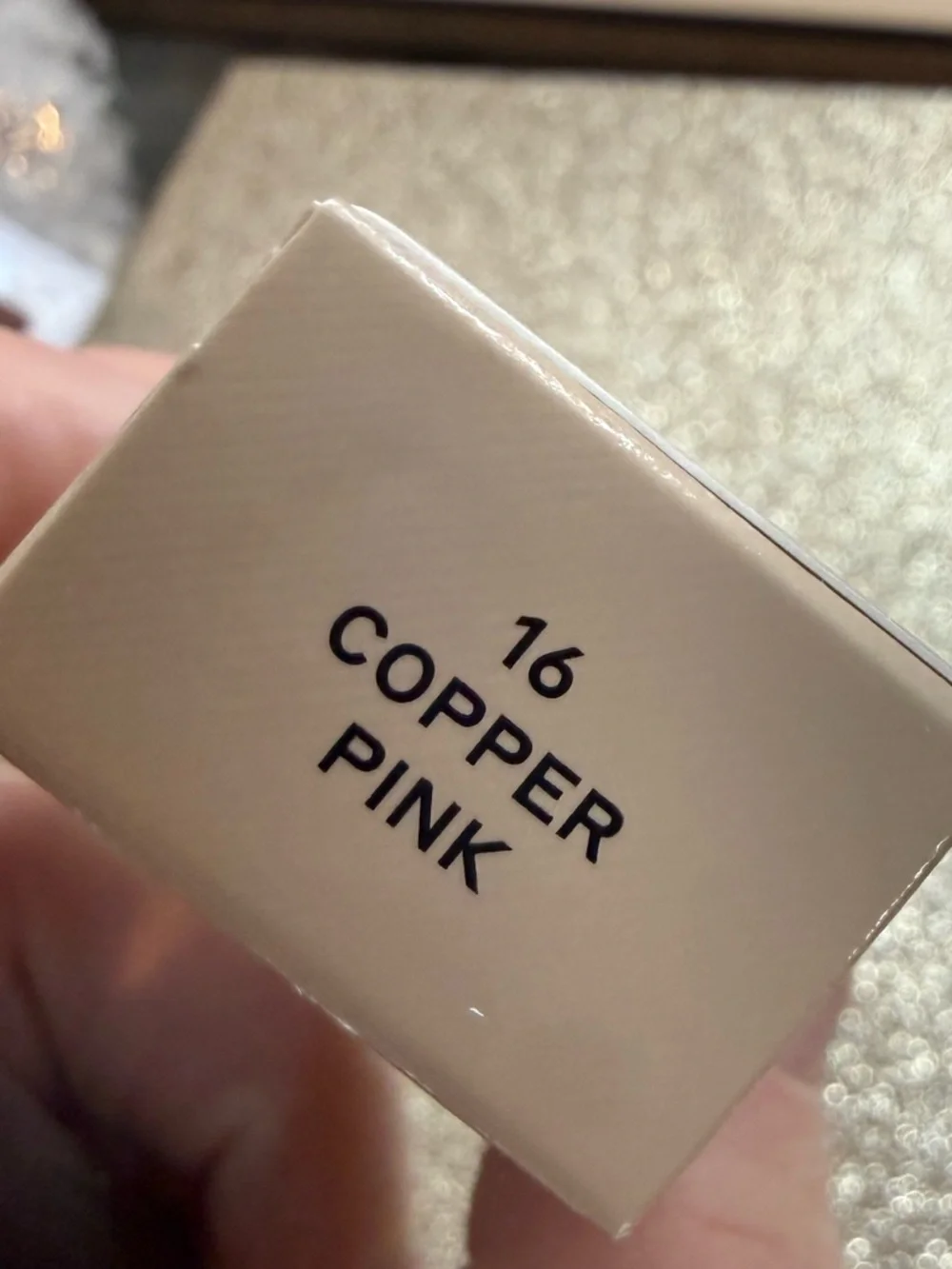 NIB 2.5ml/.08oz 16 COPPER PINK Burberry Lip Velvet Crush Sheer-Matte Stain